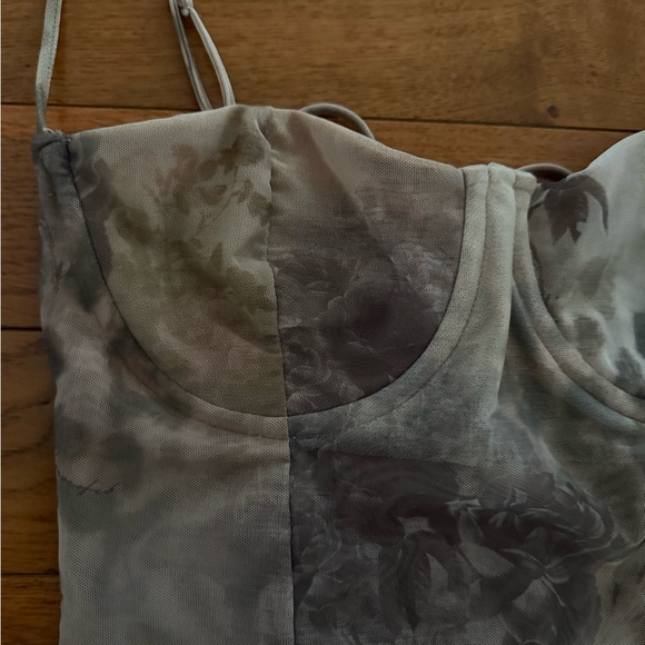 House of CB Beige Floral Maxi Dress - Picture 8 of 11